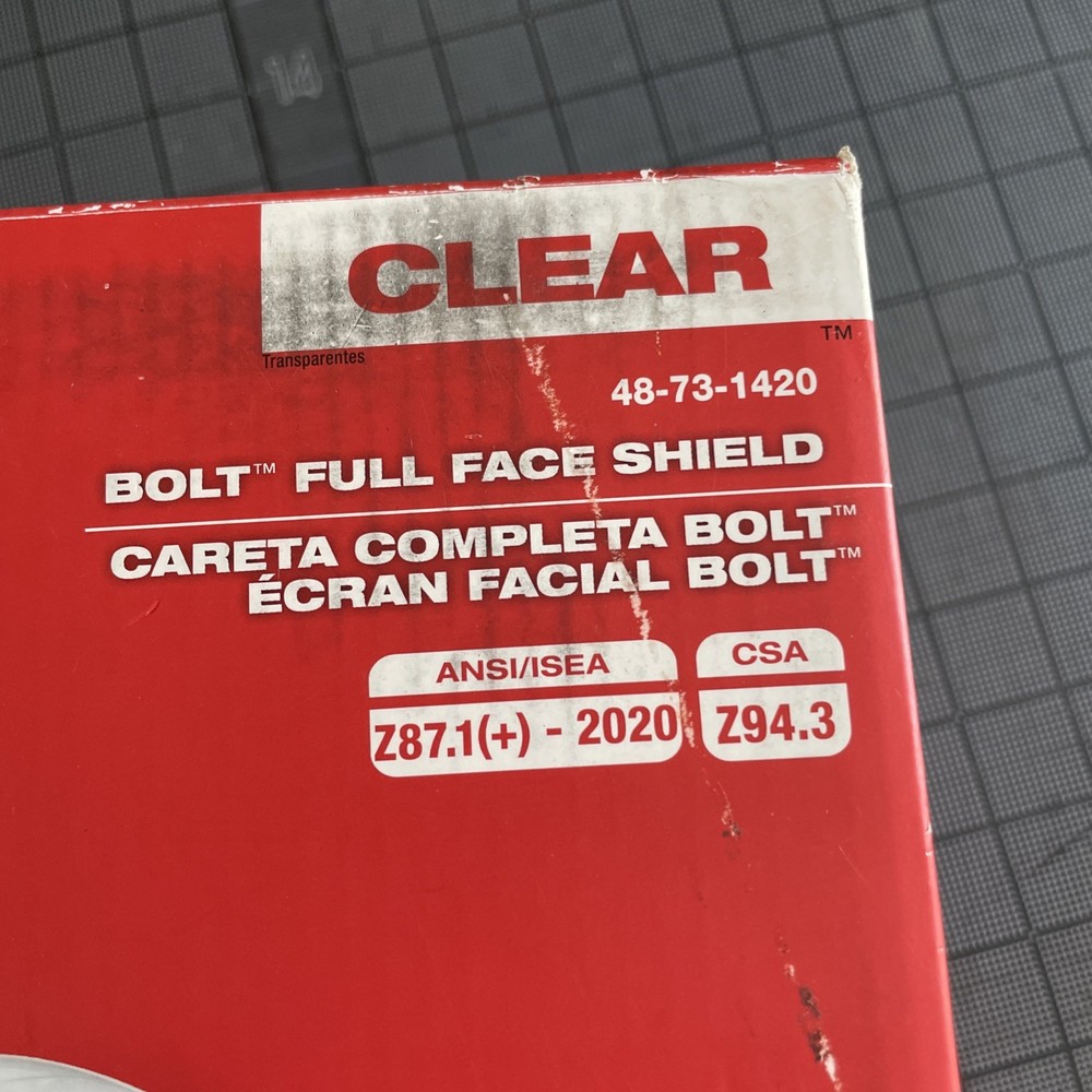 Milwaukee 48-73-1420 BOLT FULL FACE SHIELD