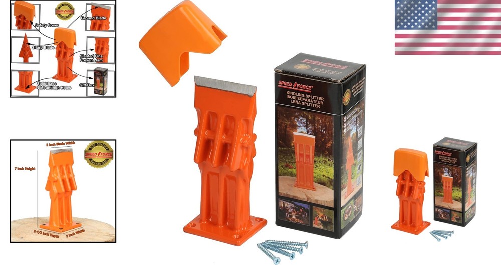 Efficient Kindling Log Splitter - Easy Manual Operation