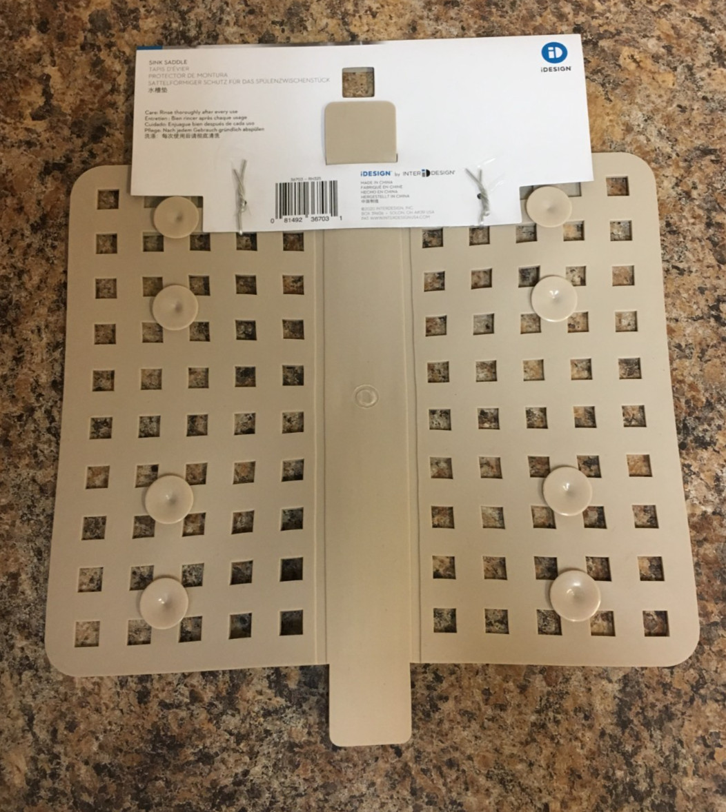 iDesign 36703 Euro Sink Saddle --- Taupe