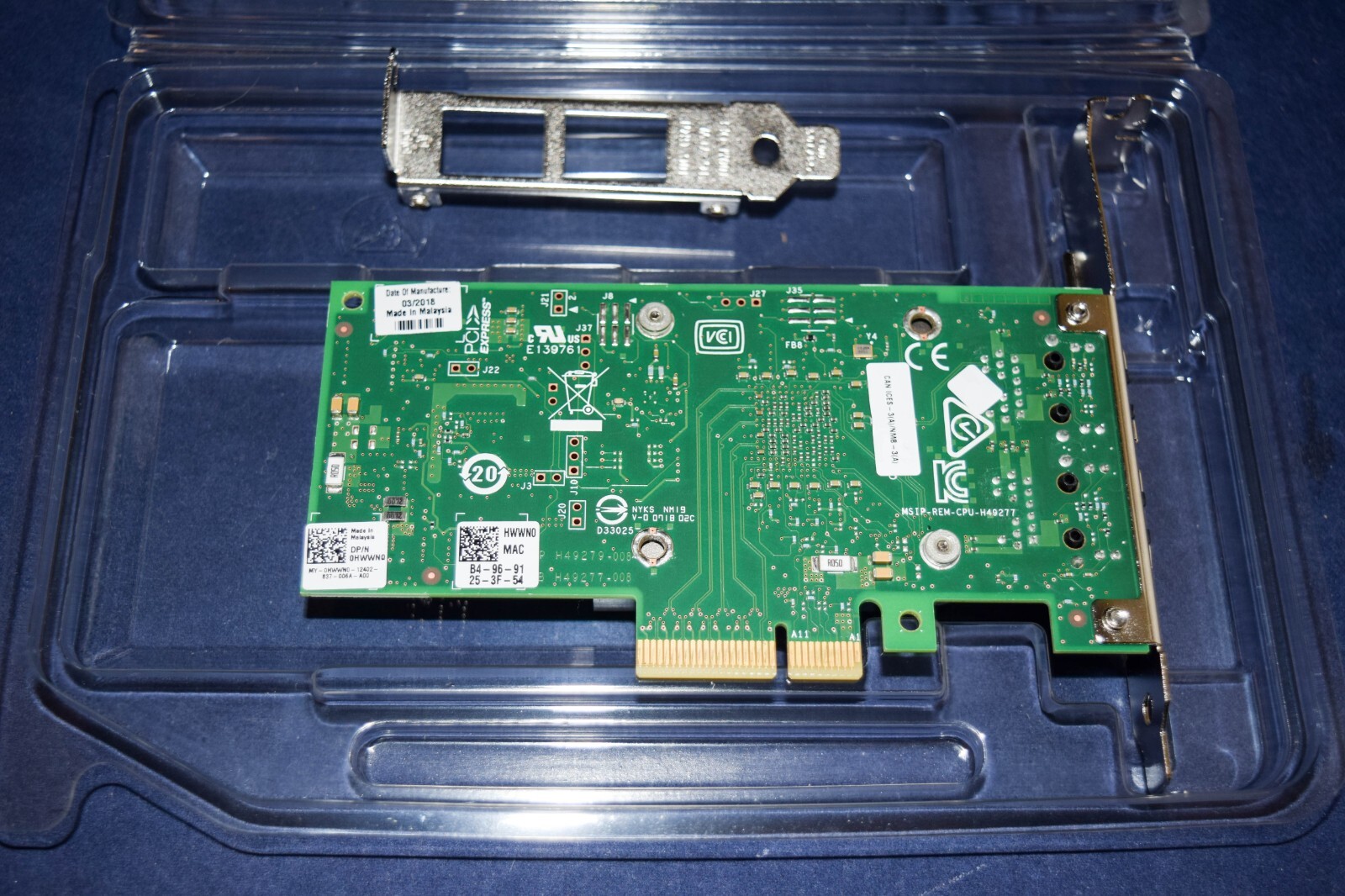 X550-T2 Intel 10Gb 2P Ethernet Converged Network Adapter DELL FKHKX HWWN FKHKC