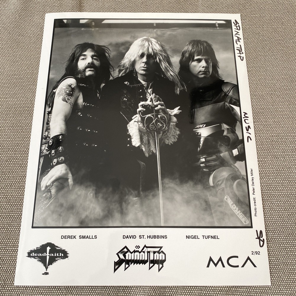 Spinal Tap Press Photo 8x10”. See Description.