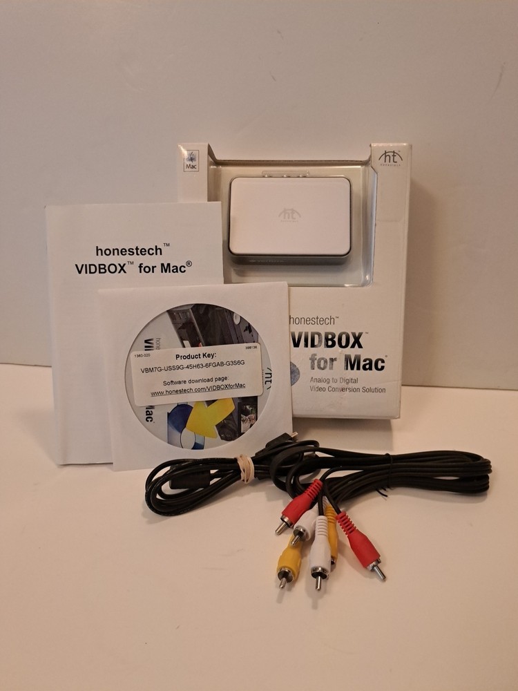 Honestech VIDBOX Video Conversion For MAC Analog-to-Digital Video Transfer