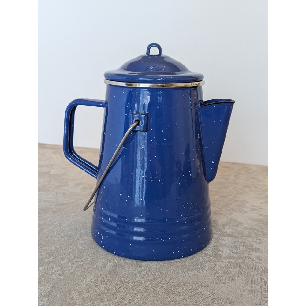 Blue Enamel 5 cup Percolator