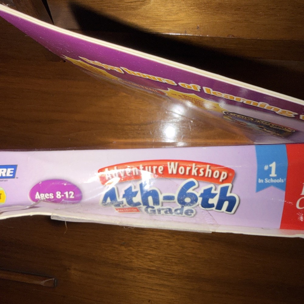 Adventure Workshop 4th-6th Grade 6th Edition PC CD-ROM software New Unopened