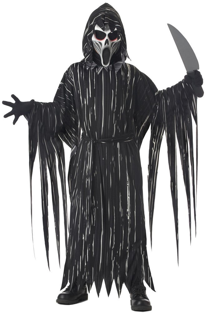 Scream Howling Horror Grim Reaper Child Costume