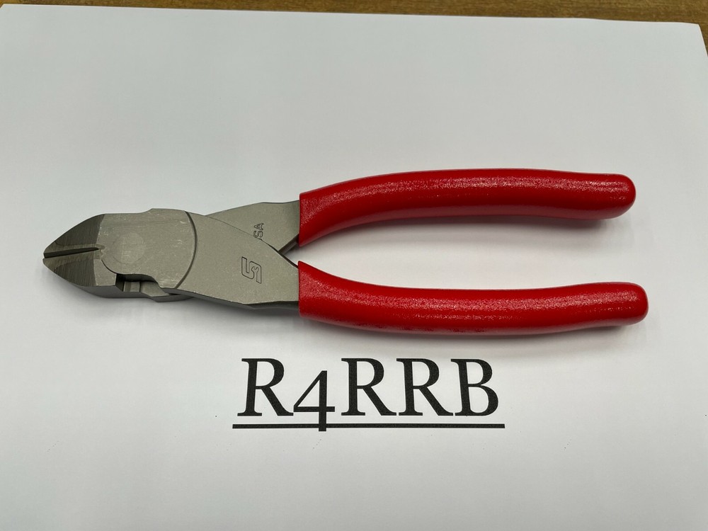 Snap-On Tools USA NEW RED Soft Grip 7" VECTOR EDGE Diagonal Cutter 87ACF