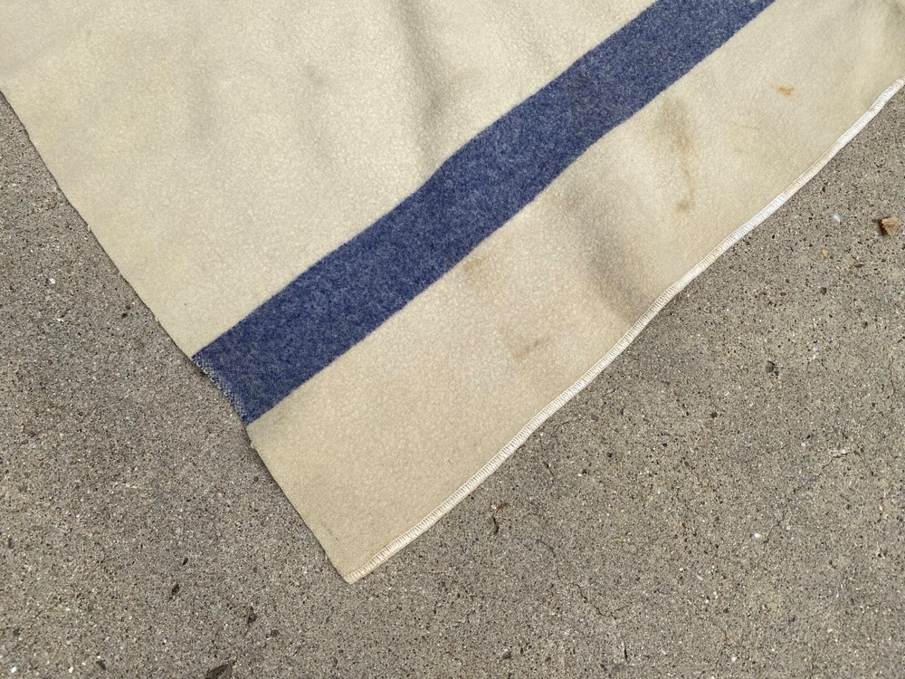 ORIGINAL WWII US NAVY WOOL FIELD BLANKET