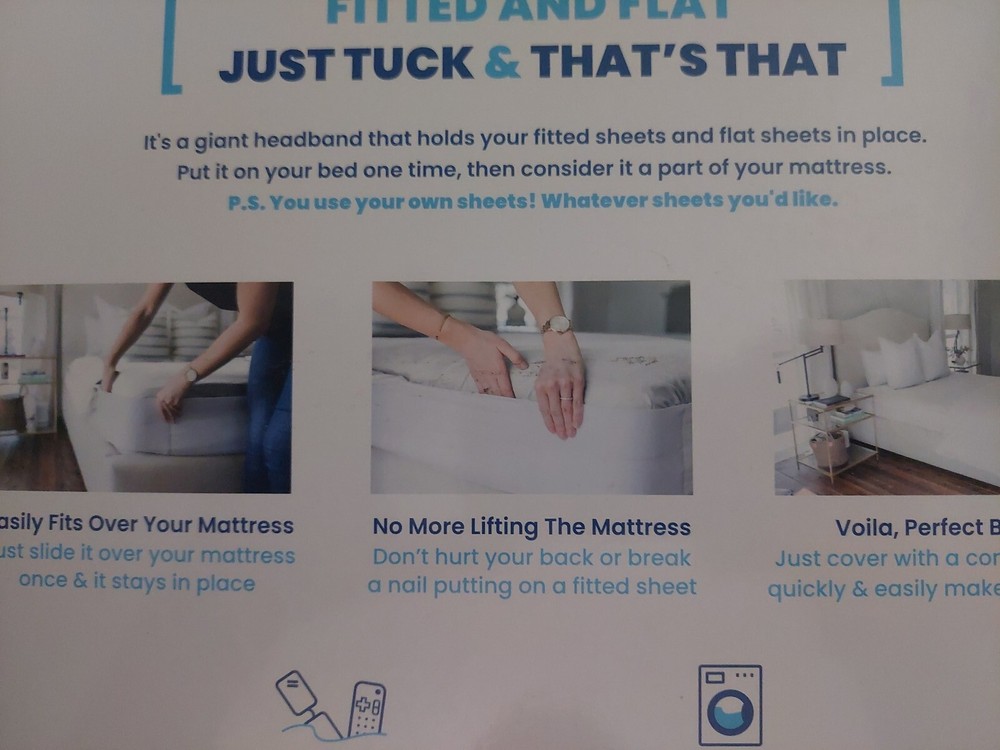 Better Bedder Bed Fitted Sheet - White, King