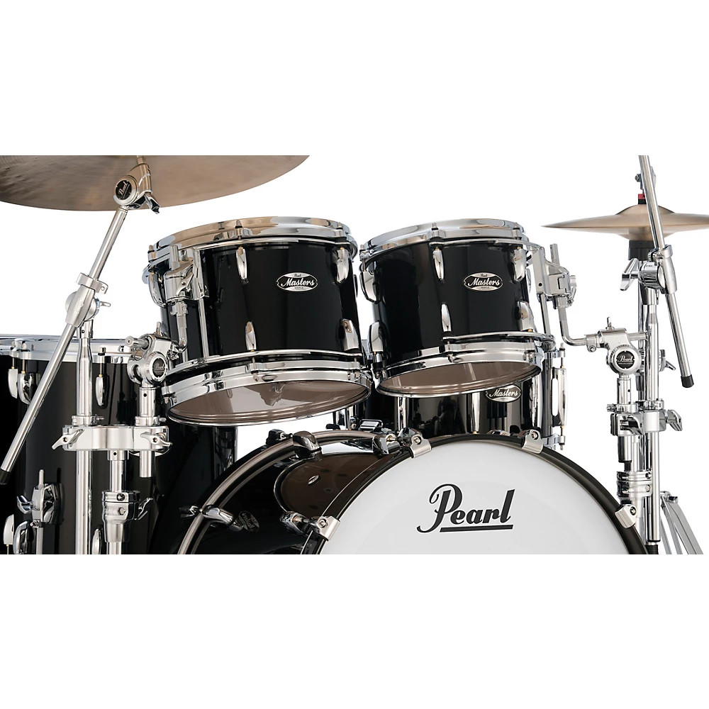 Pearl Masters Maple 4-Piece Shell Pack Piano Black