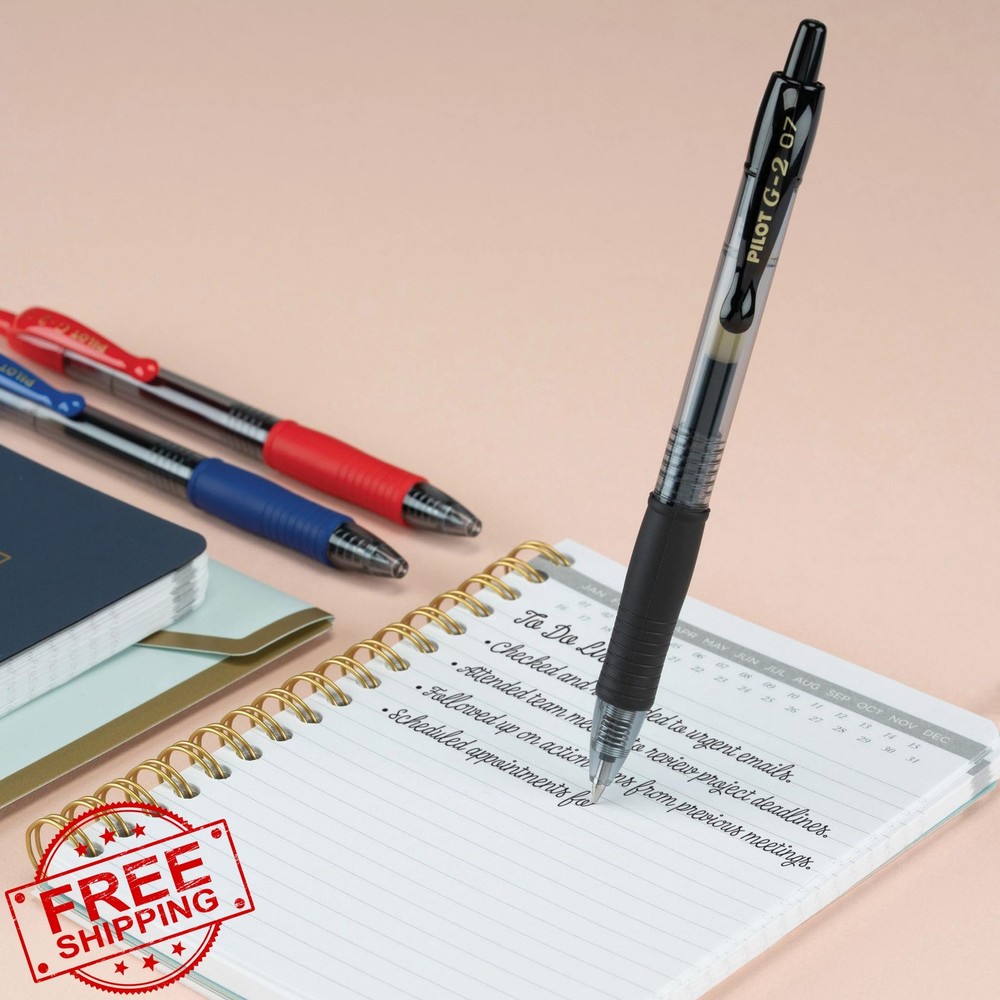 PILOT G2 Fine Point Gel Pens, Assorted Colors, 8-Pack