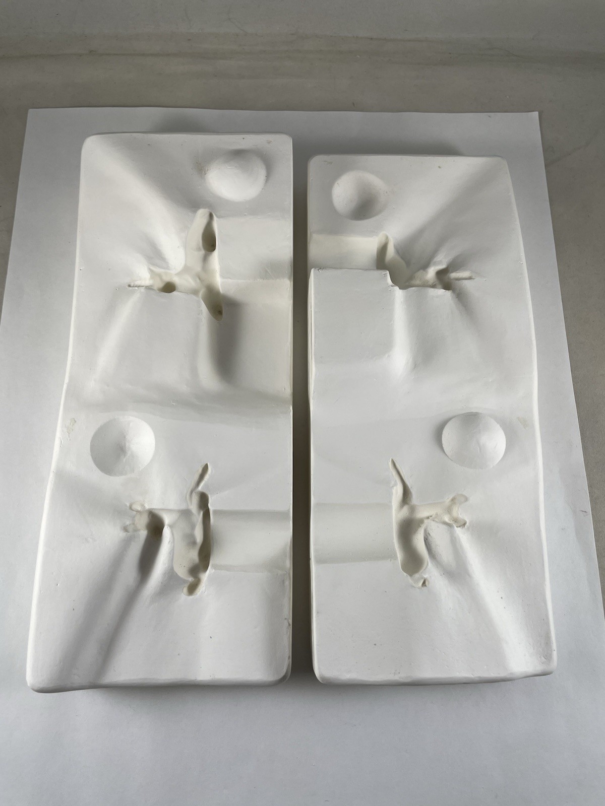 Vintage Delite Ceramic Slip Casting Mold Small Mini Horse & Unicorn Uncommon