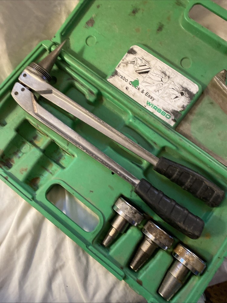 Wirsbo vivax pex expander tool set 1/2"-3/4"-1" With Case