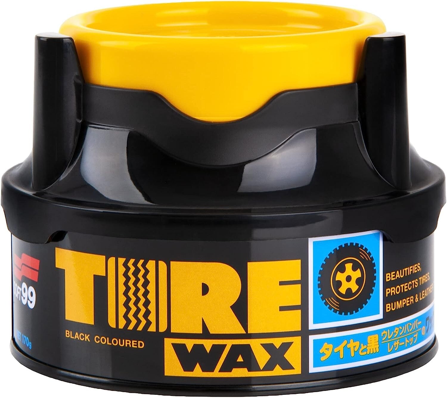 SOFT99 02015 TIRE BLACK WAX 170g paste wax