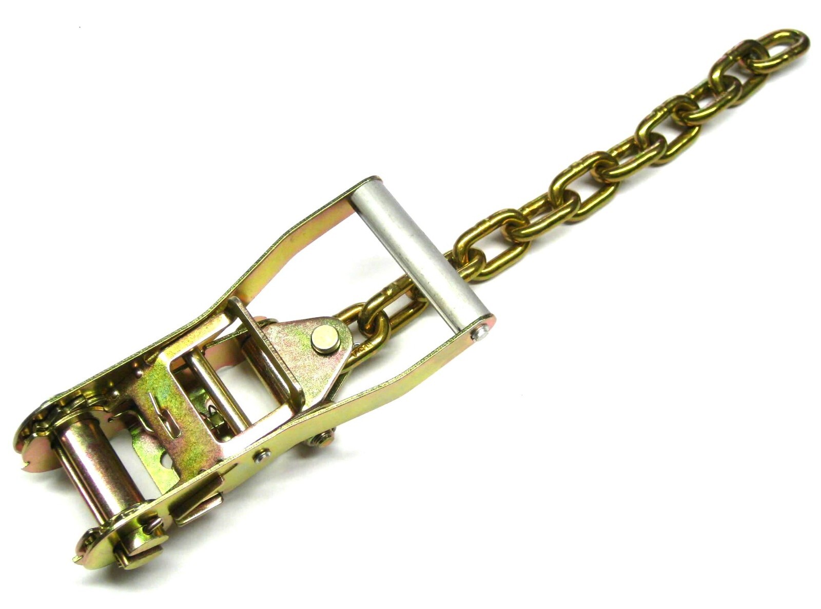 4 Pack 2" Chain Ratchet & Lasso Strap Flatbed Tow Truck Wrecker Car Hauler Strap