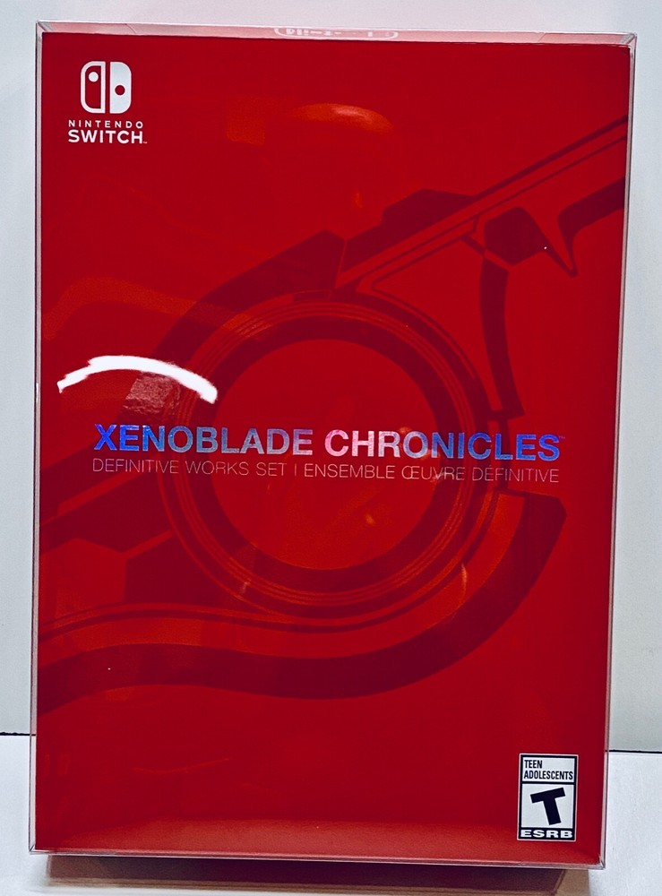 1 Box Protector XENOBLADE DEFINITIVE Special Edition Nintendo Switch Clear Case