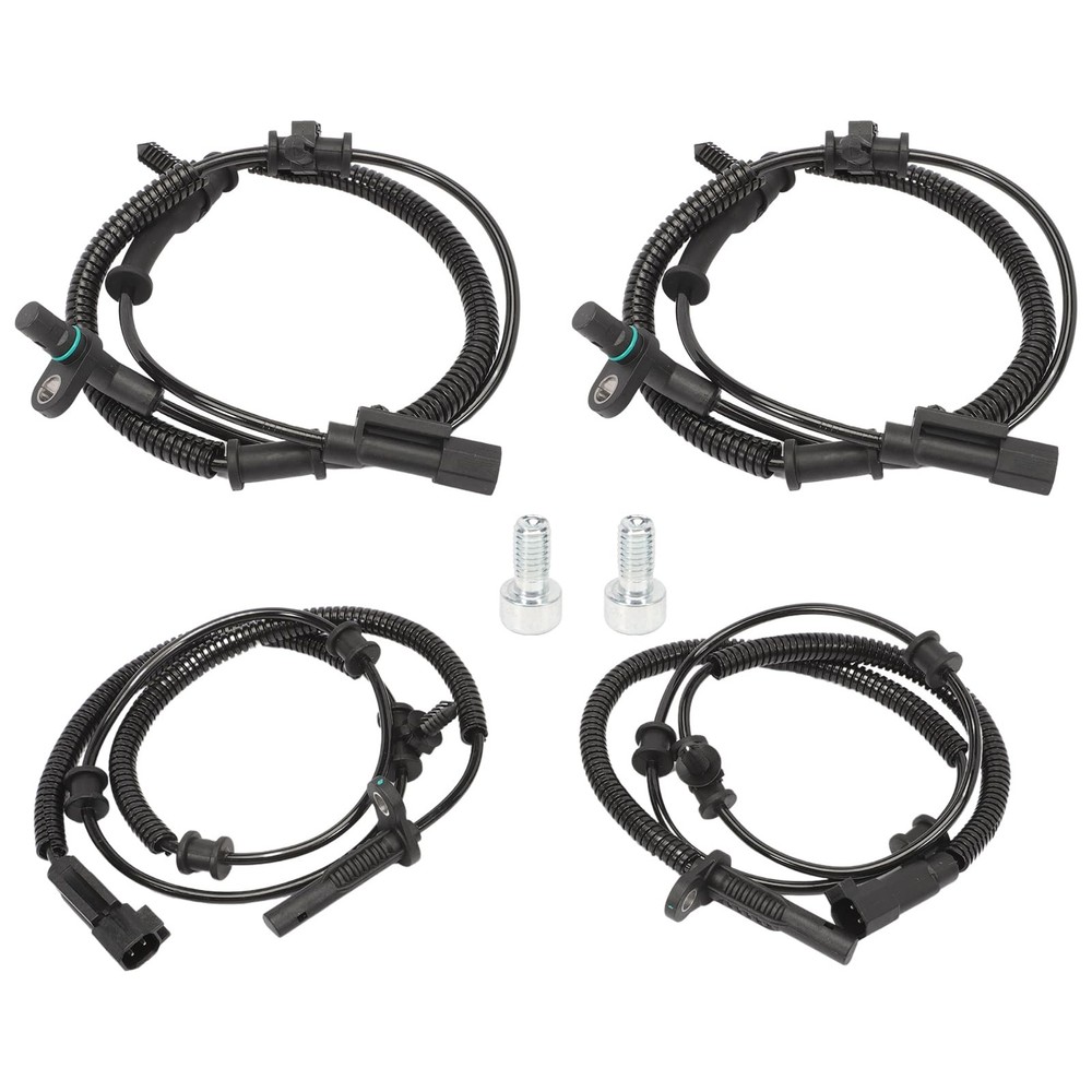 4Pcs Front & Rear ABS Wheel Speed Sensor Compatible for 2013-2018 Ram 1500, 2...
