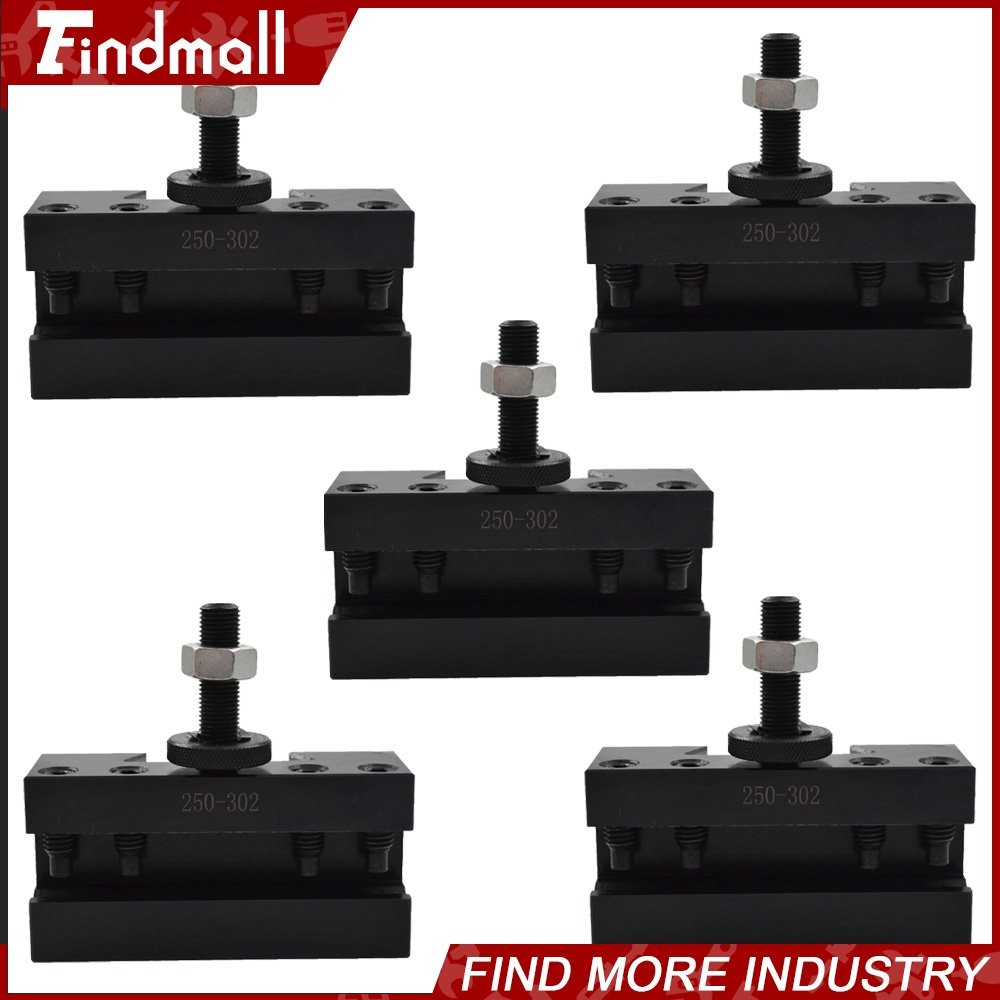 5Pcs CXA #2 250-302 Quick Change Tool Post Boring Turning & Facing Holder Lathe
