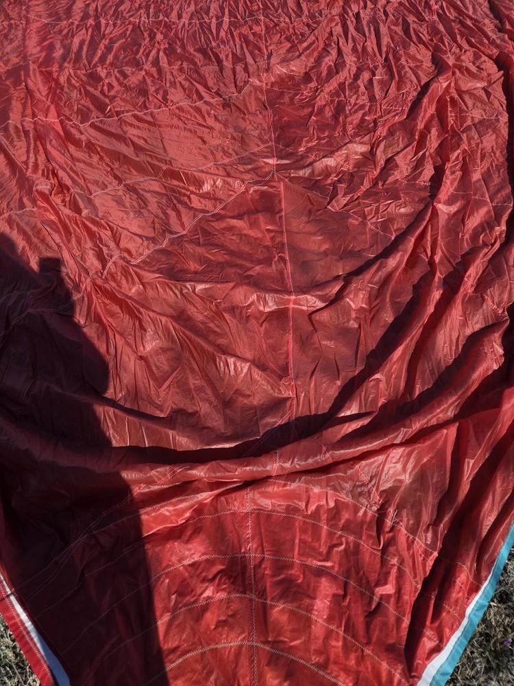 Beautiful Spinnaker Sail Off A 23 Ft Ranger