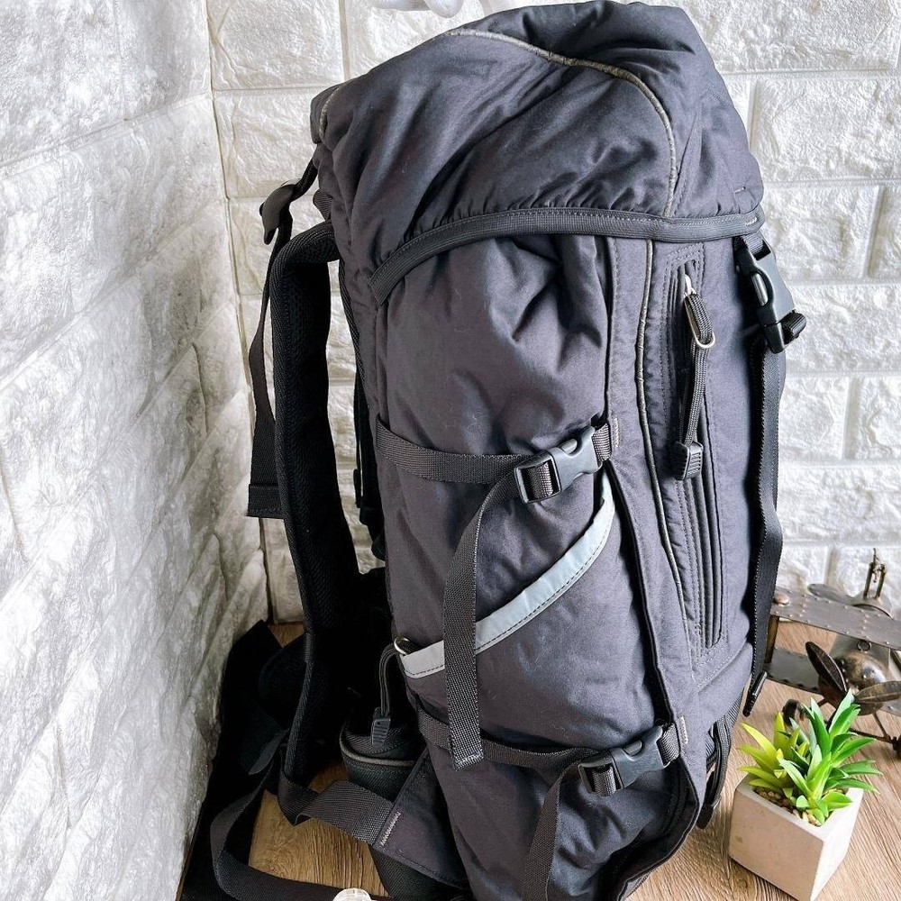 PORTER Backpack Rucksack Nylon Black Used From Japan