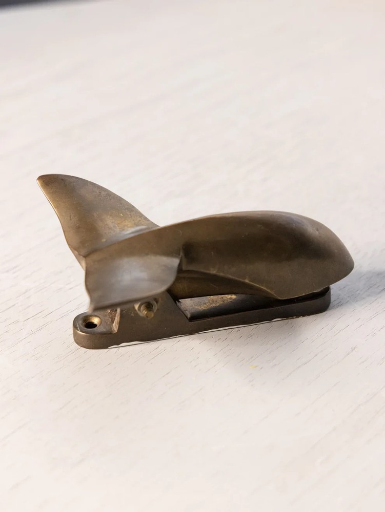 Medium Brass Whale Tail Door Knocker