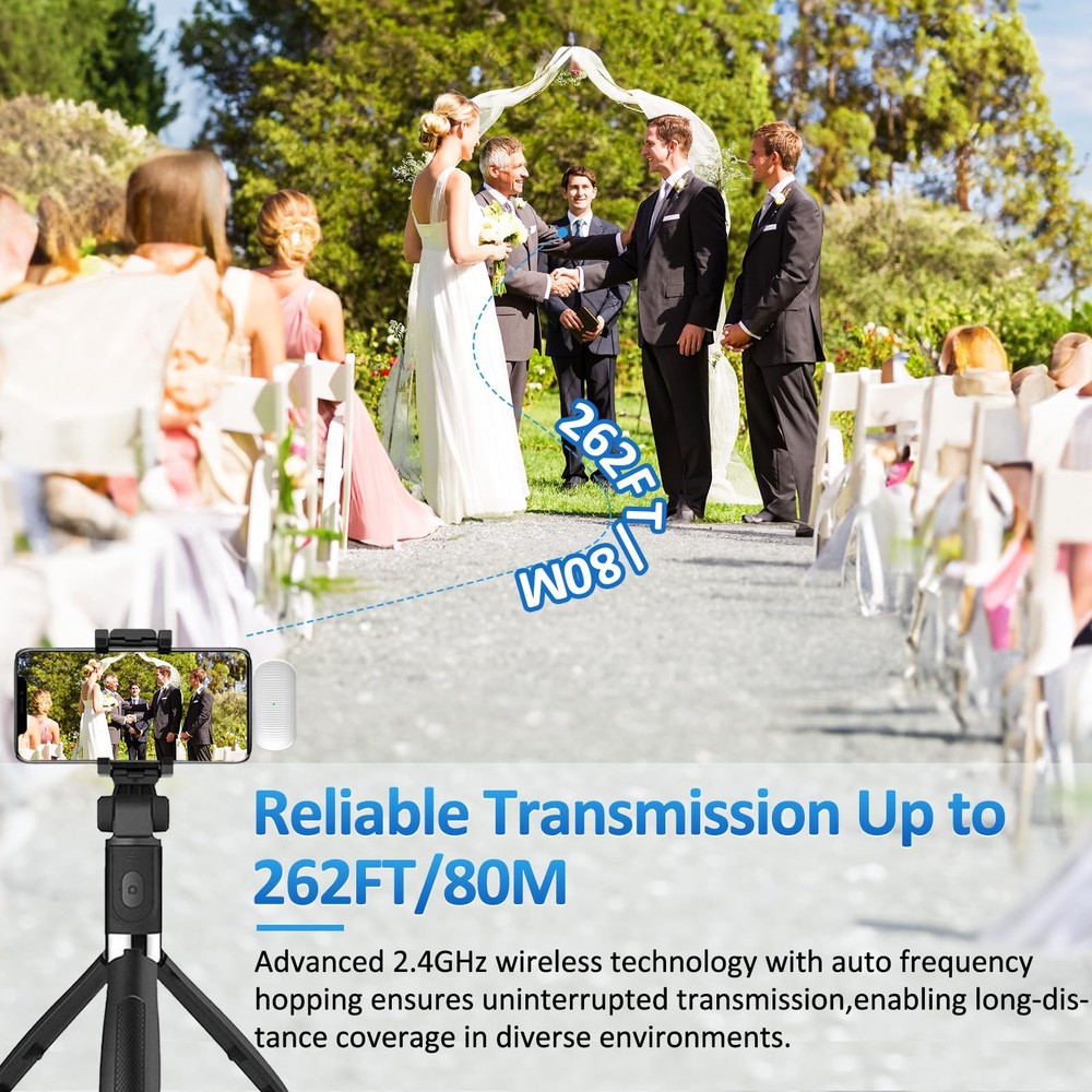 S5 Wireless Lavalier Microphone for iPhone 16/15,Android USB C Phone,iPad,Lap...