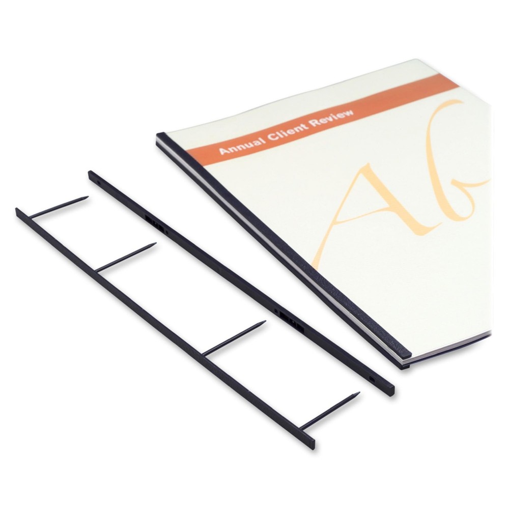 Binding Spines, 25 Pack, Reclosable, 2 Depth, 4 Pin Spines, 200 Sheet Capacity,