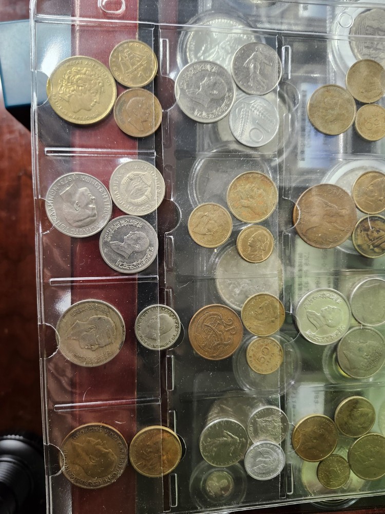 LOT 60 foreign world coins
