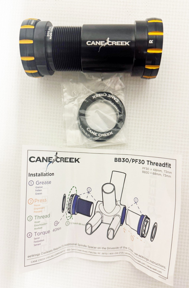 Cane creek Hellbender 110 BB30 Bottom Bracket 68/73mm 30mm