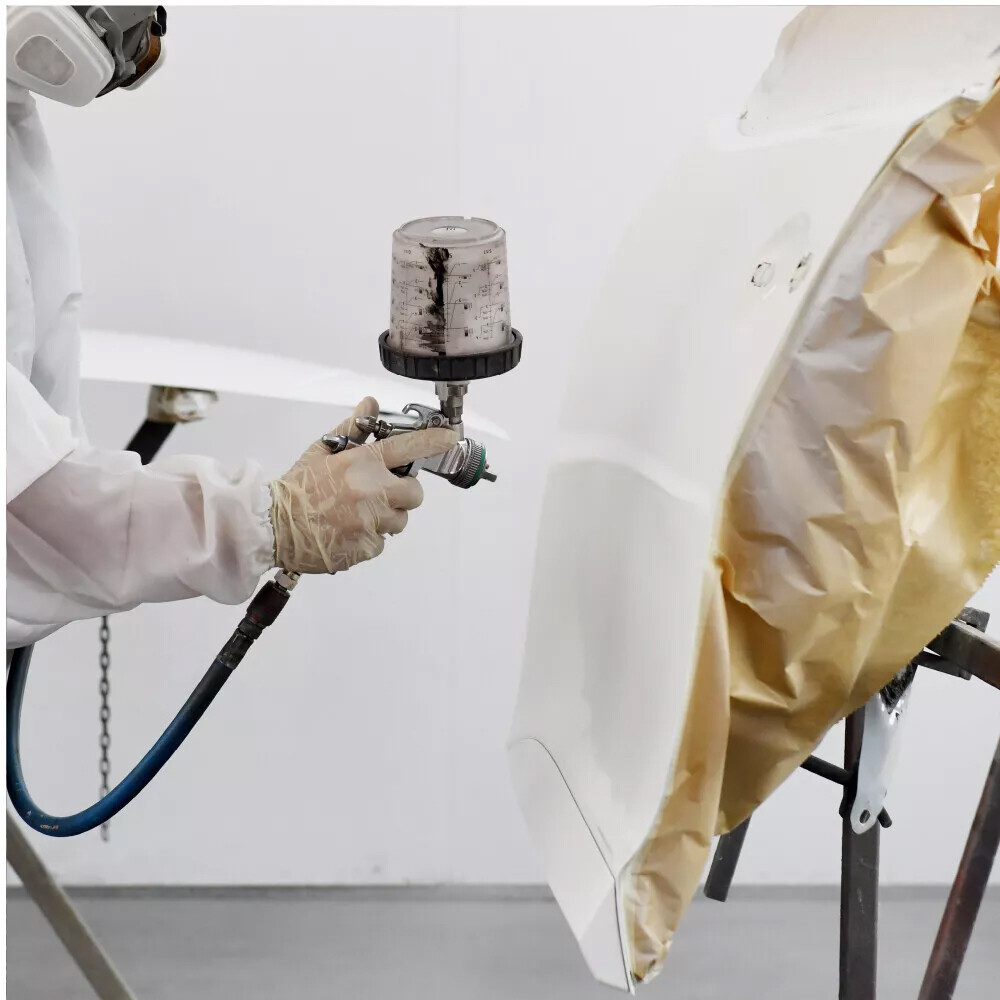 50Packs PPS CUPS Disposable Paint Spray Gun Cup Liners and Lid System 600ml/20Oz