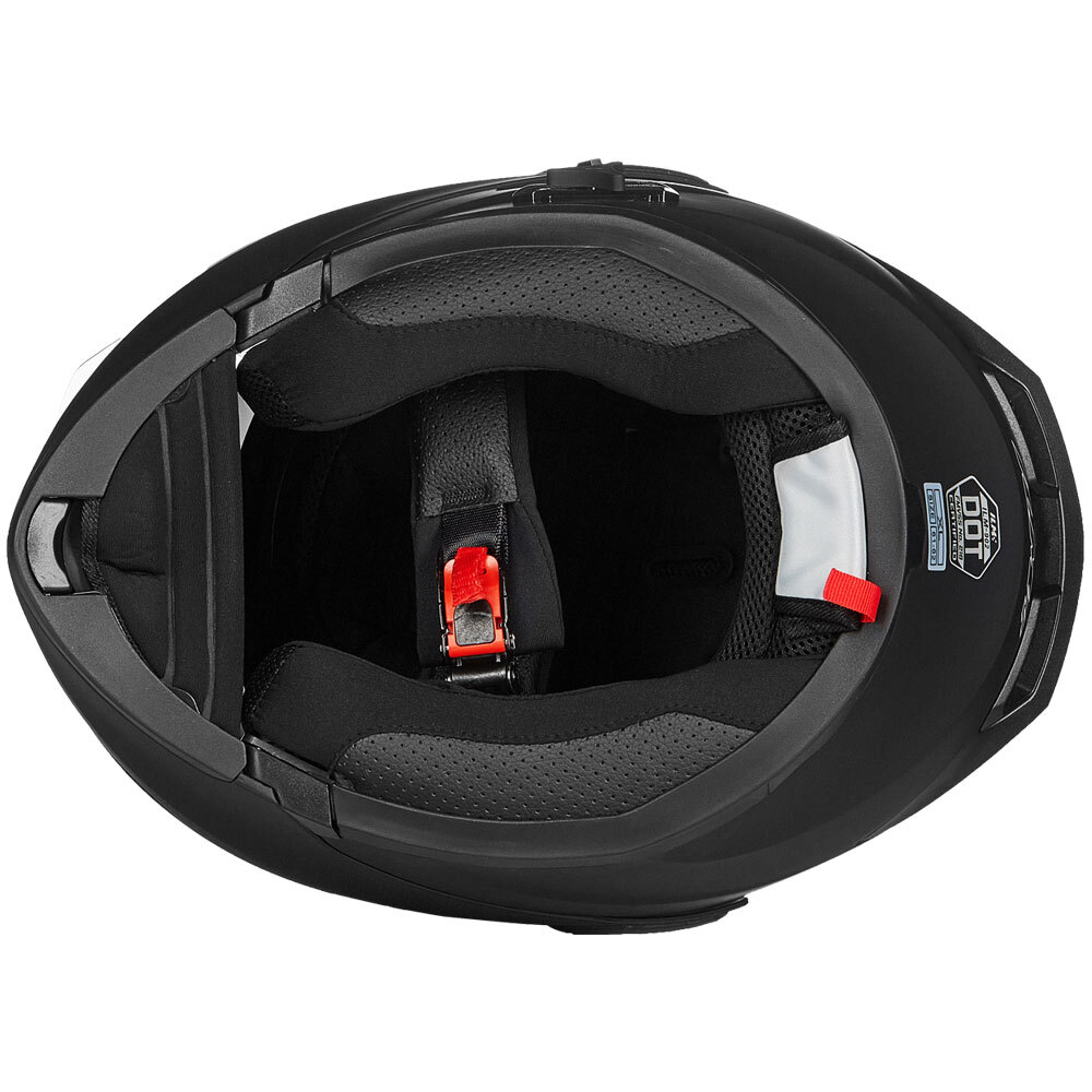 ILM Bluetooth Motorcycle Helmet Flip up Modular Dual Visor Intercom FM DOT 902BT