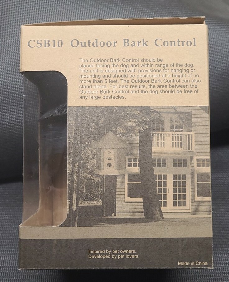 Outdoor Bark Control System CSB10 Ultrasonic
