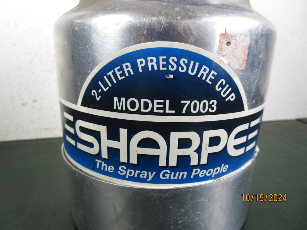 Sharpe 2 Liter Pressure Cup Model 7003 NOS