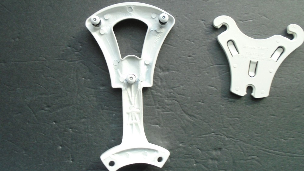 HARBOR BREEZE 52'' CEILING FAN REPLACEMENT ARM BRUSHED MATTE WHITE