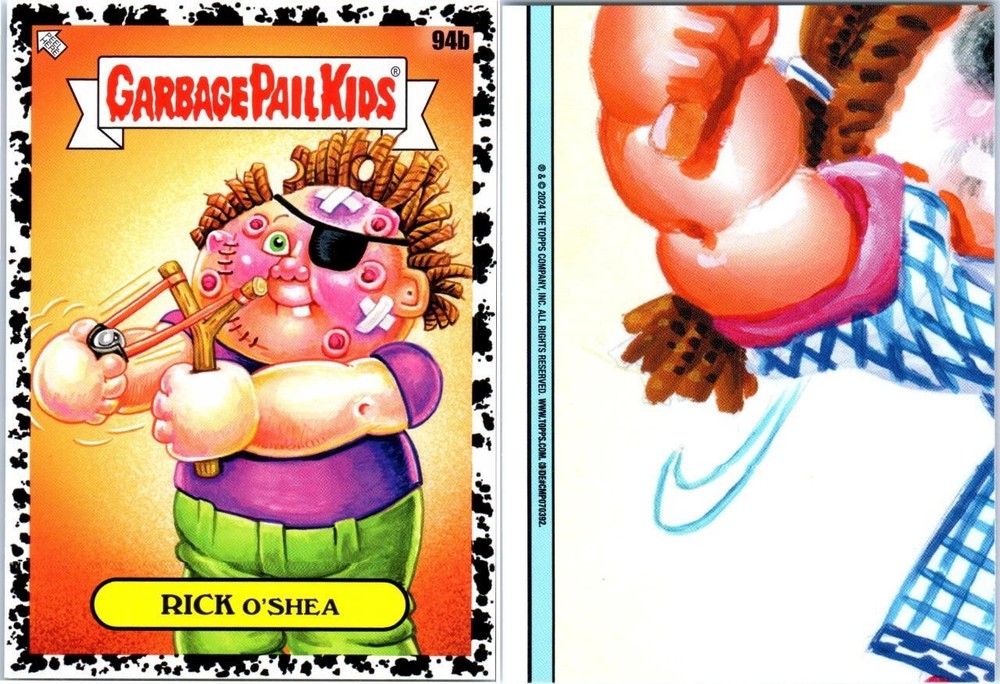 2024 GARBAGE PAIL KIDS KIDS AT PLAY - BLACK PARALLEL CARD  94b Rick O’Shea