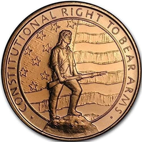 "Second Amendment"  1 oz .999 Copper Round