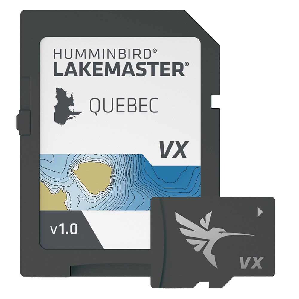 Humminbird LakeMaster VX - Quebec Mapping Card with SmartStrike