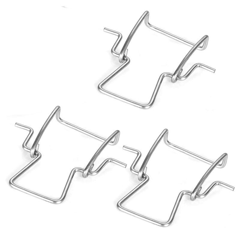 3PCS Air Filter Housing Wire Latch Clip Rectangular For EZGO 4 Cycle Golf Cart