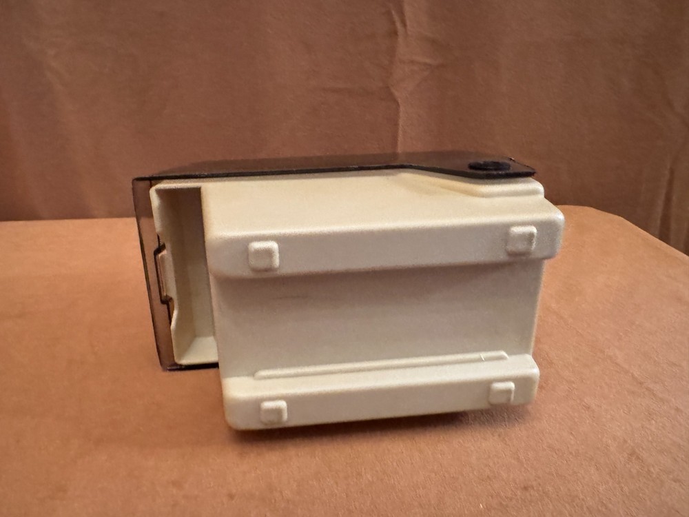 Vintage Apple Computers 3 1/2 Floppy Disk Holder Case Mac w Sticker Storage