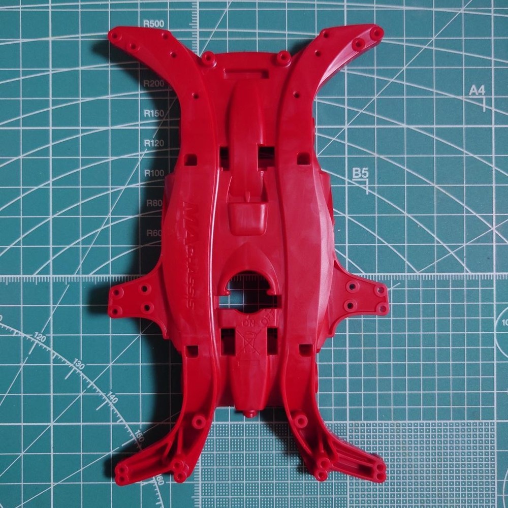 Mini 4Wd Ma Reinforced Chassis Red