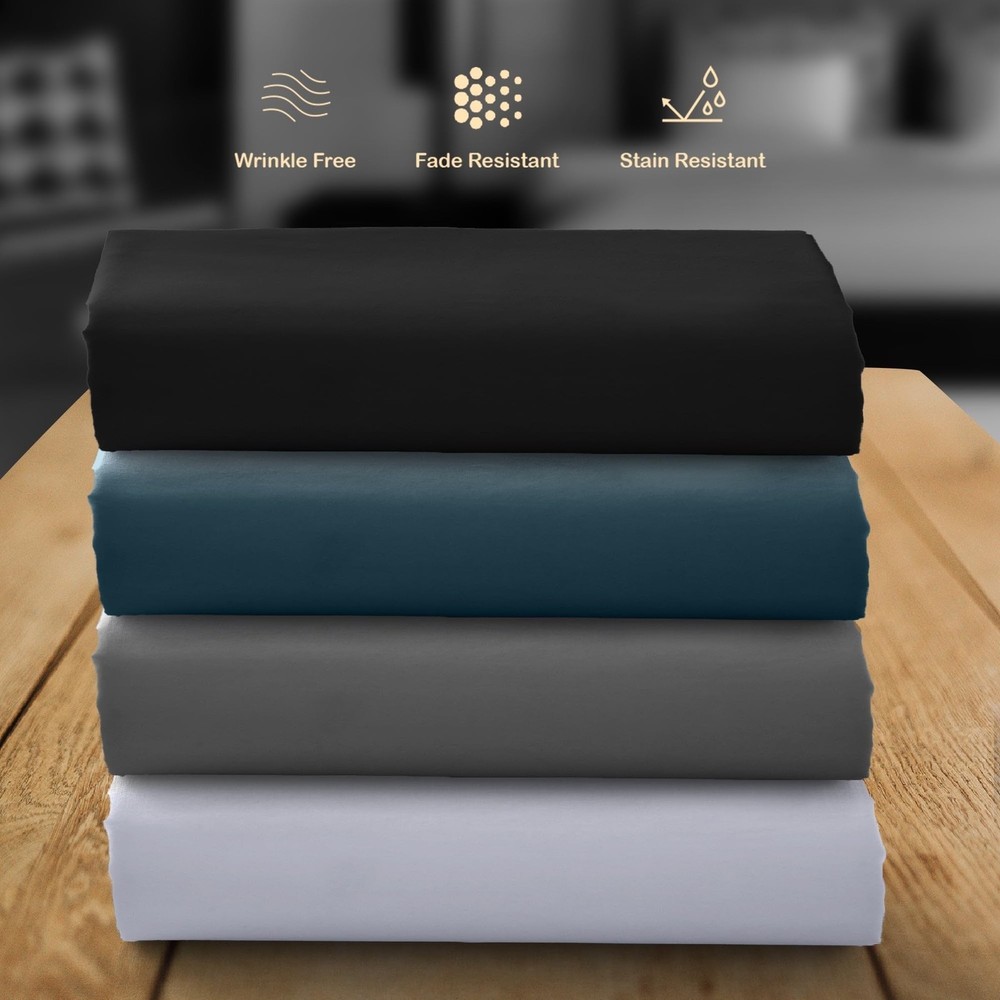 Sleeper Sofa Bed Sheets - 4-Piece Set, Full Size - 6" Deep Pocket Ultra-Soft ...