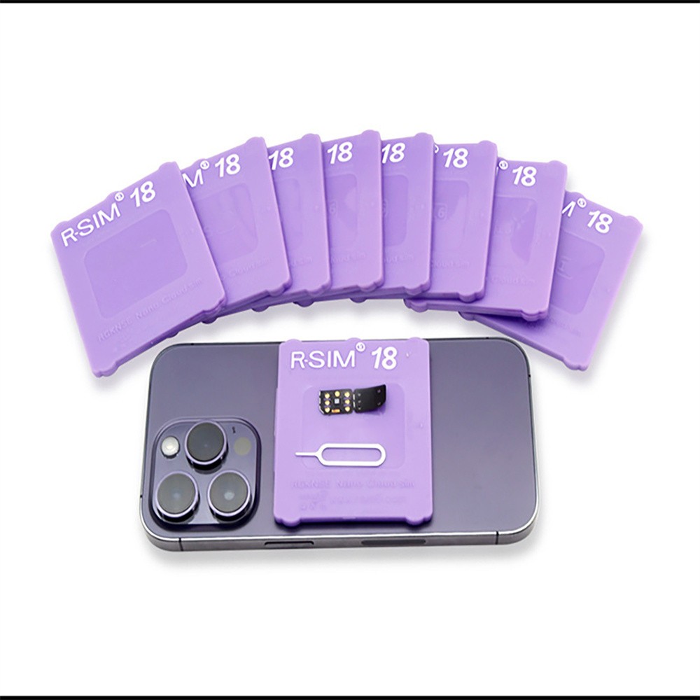 R-SIM18 E-SIM 5G Version IOS16 System Unlock Card Sticker For iPhone14 13 12 11