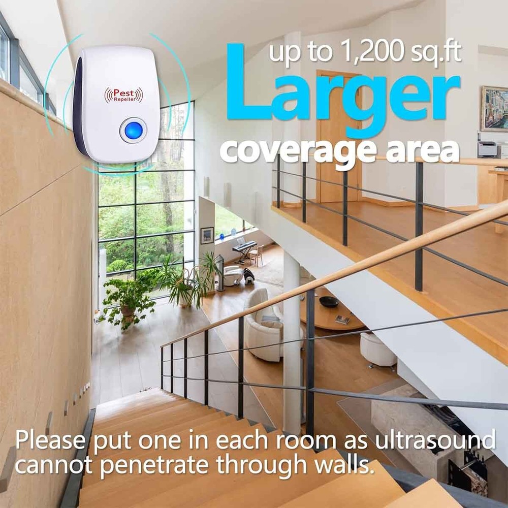 Ultrasonic Pest Repeller Control Electronic Repellent Mice Bug Rat Reject
