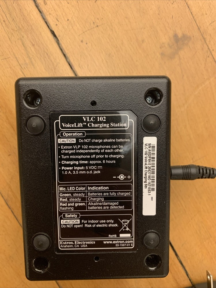 Extron VLC 102 VoiceLift Charging Station + ADAPTER