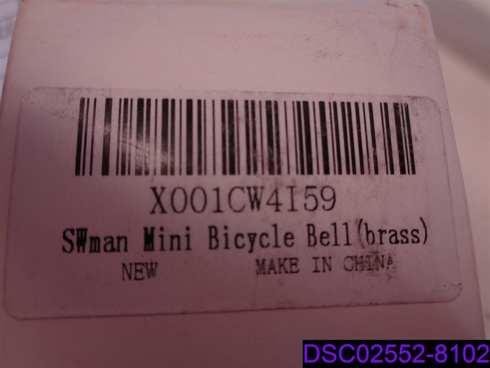 Qty = 2: SWman Mini Bicycle Bell Copper Brass