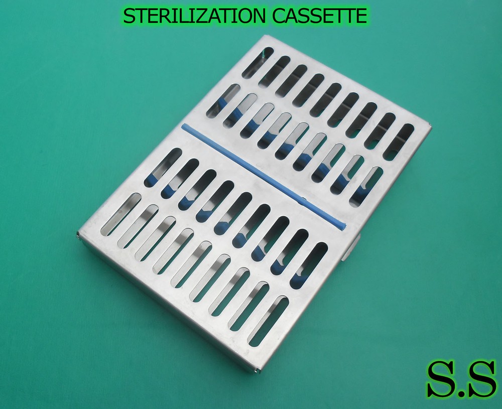 6 STERILIZATION CASSETTE 7.25"x5.50" Surgical Instruments