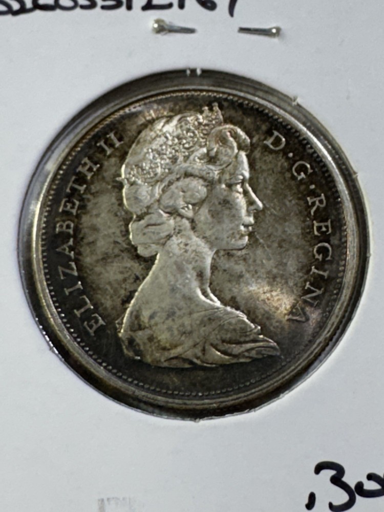 1967 Canada 50 Cents Howling Wolf