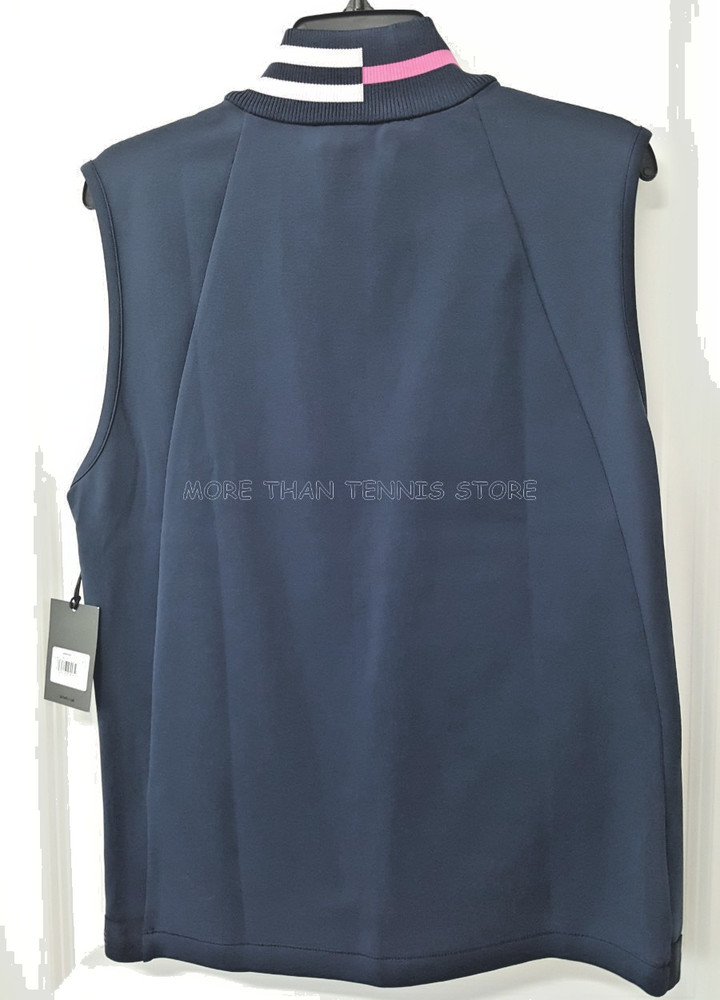 G/Fore Golf Pullover Double Knit Pique QZ Vest Atlantic SS25