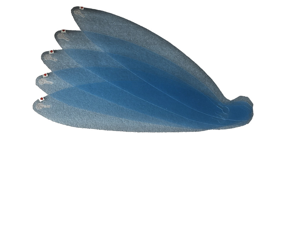 Motorcycle Visor Tear Off Pack 5