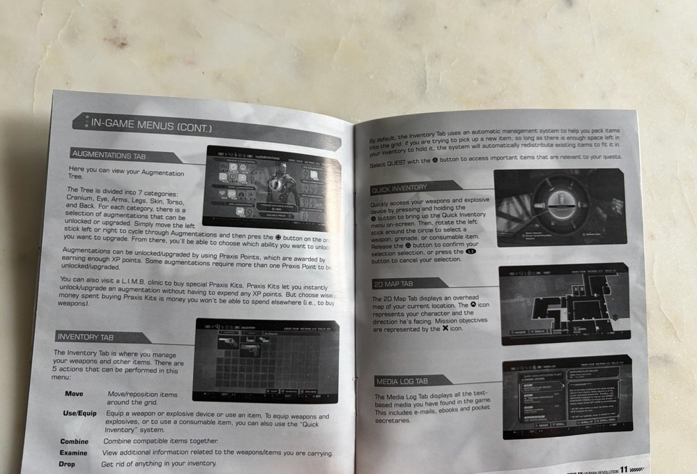 Deus Ex: Human Revolution | PS3 | Manual Only