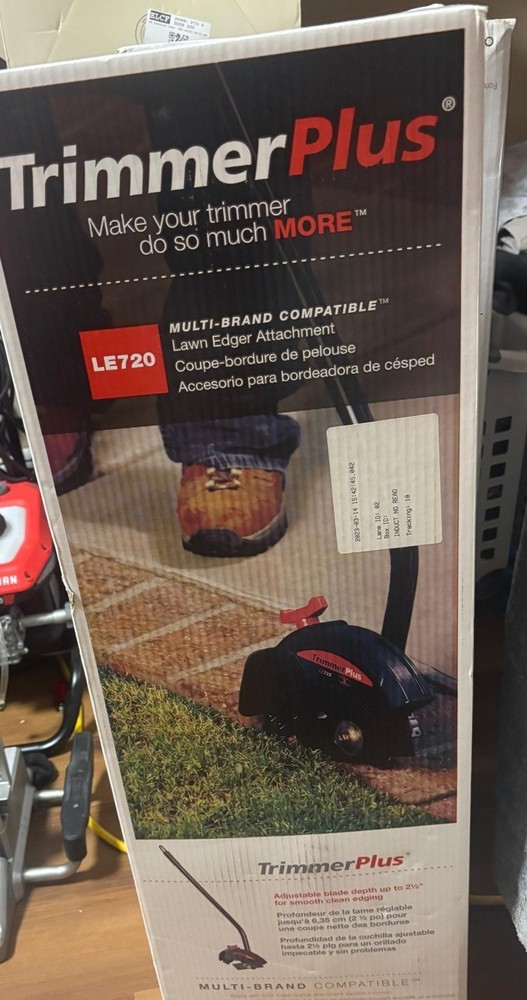 TrimmerPlus LE720 Lawn Edger Attachment Adjustable Blade Multi-Brand Compatible
